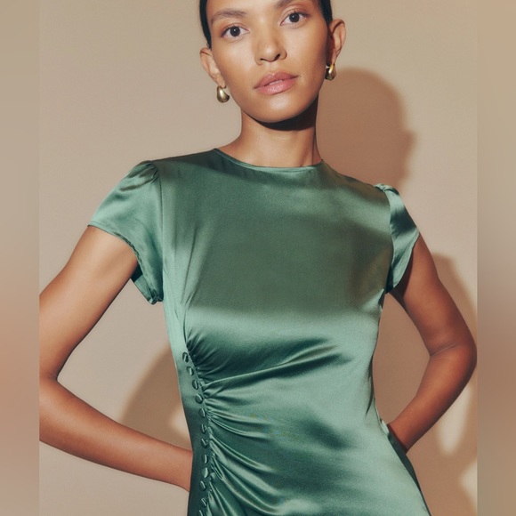 Reformation Tatianna Silk Dress - Picture 6 of 14